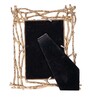 Beige Metal Golden Vine Luxe Tabletop Photo Frame 4X6Inches