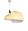 Hersey Beige Metal Hanging Light