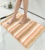 Beige Microfiber 16x24 Inches Super Soft Bath Mat