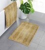 Beige Microfiber 16x24 Inches Ultra Soft Bath Mat