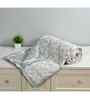 Beige Microfiber Abstract 180 GSM Double Size Reversible Comforter