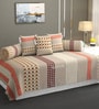 Beige Microfibre 240 TC 6 Pcs Diwan Set