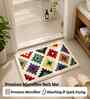 Beige Microfibre 24X16 Inches Anti-Skid Bath Mat