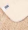 Beige Microfibre Solid 6 X 2 Feet Bedside Runner