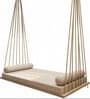 Mango Wood Rope Swing in Beige Finish 