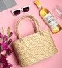 Beige Natural Fibre Hamper Fruit Basket
