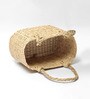 Beige Natural Fibre Hamper Fruit Basket