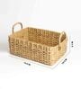 Beige Natural Fibre Large Gifting Fruit Basket