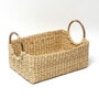 Beige Natural Fibre Large Gifting Storage Basket