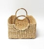 Beige Natural Fibre Large Gifting Storage Basket