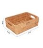 Beige Natural Fibre Large Storage Basket
