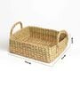 Beige Natural Fibre Medium Gifting Fruit Basket