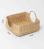 Beige Natural Fibre Medium Gifting Storage Basket