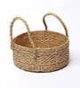 Beige Natural Fibre Medium Gifting Storage Basket