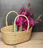 Beige Natural Fibre Medium Gifting Storage Basket