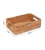 Beige Natural Fibre Medium Storage Basket