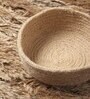 Beige Natural Fibre Small Gifting Fruit Storage Basket