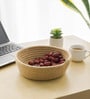 Beige Natural Fibre Small Gifting Fruit Storage Basket
