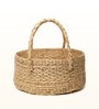 Beige Natural Fibre Small Gifting Fruit Storage Basket