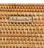 Beige Natural Fibre Small Storage Basket