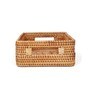 Beige Natural Fibre Small Storage Basket