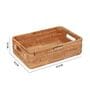 Beige Natural Fibre Small Storage Basket