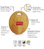 Alnico Brown Neem Wood Chopping Board