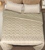 Beige Noor Reversible Single Quilt 60X90 With 1 Pillow Cover