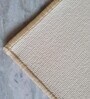 Beige Nylon 47 x 20 Inches Machine Made Floor Runner and Door Mat