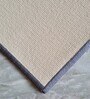 Beige Nylon 47 x 20 Inches Machine Made Floor Runner and Door Mat