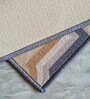 Beige Nylon 47 x 20 Inches Machine Made Floor Runner and Door Mat