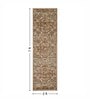 Beige Persian 2x7 Feet Machine Made Runner