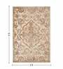 Beige Persian 3x5 Feet Machine Made Carpet