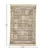 Beige Persian 3x5 Feet Machine Made Carpet
