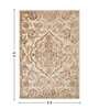 Beige Persian 4x6 Feet Machine Made Carpet