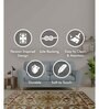 Beige Persian Polypropylene 5 ft x 7 ft Machine Made Carpet