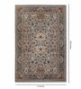 Beige Persian Woolen Blend 6 x 9 Feet Hand Tufted Carpet