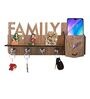 Beige Comyo Pocket Mobile Stand With Key Holder