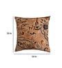Beige Traditional Poly Canvas 16 x 16 Inches Cushion Cover