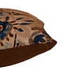 Beige Traditional Poly Canvas 16 x 16 Inches Cushion Cover