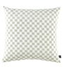 Beige Geometric PolyCotton 16 x 16 Inches Cushion Cover
