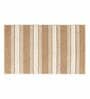 Beige Polyester 24X16 Inches Anti-Skid  Bath Mat
