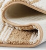 Beige Polyester 24X16 Inches Anti-Skid  Bath Mat