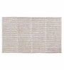 Beige Polyester 24X16 Inches Anti-Skid  Bath Mat