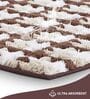 Beige Polyester 32X20 Inches Anti-Skid  Bath Mat