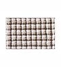 Beige Polyester 32X20 Inches Anti-Skid  Bath Mat