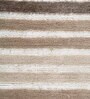 Beige Polyester 32X20 Inches Anti-Skid  Bath Mat