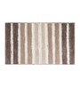 Beige Polyester 32X20 Inches Anti-Skid  Bath Mat