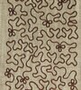 Embroidered (12x84) Beige Polyester Table Runner
