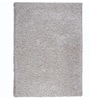 Beige Polyester Shaggy 5' x 3' Hand tufted Carpet